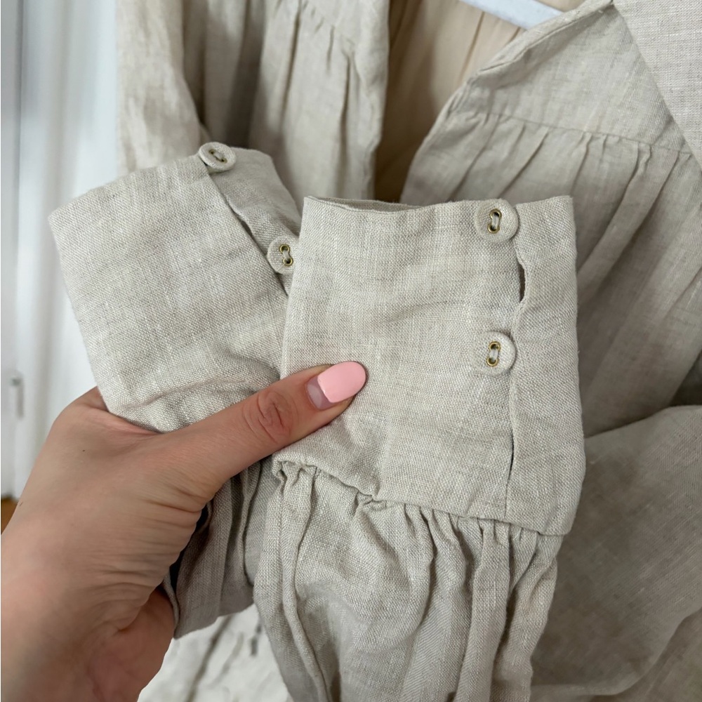 DISSH eloise natural linen mini dress - Picture 13 of 16